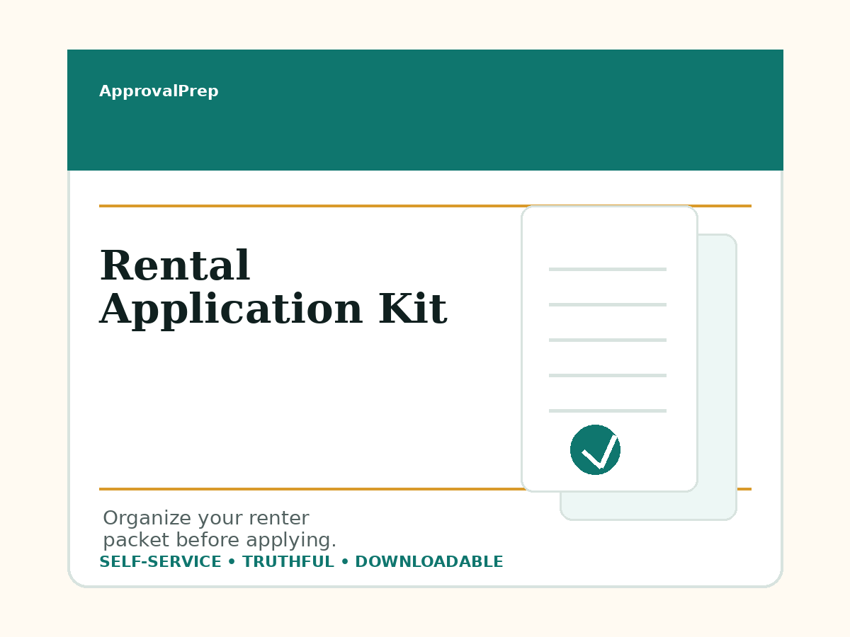 Rental Application Kit product image